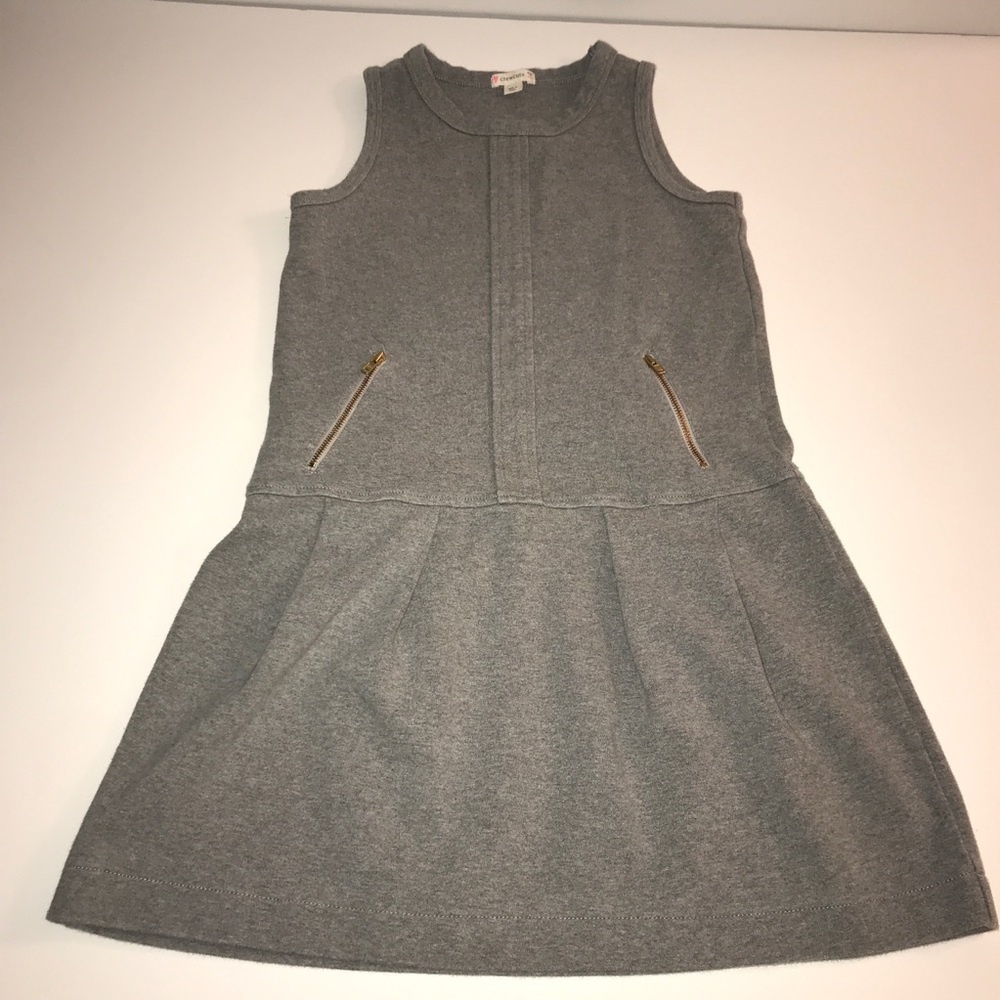Crewcuts Sleeveless Drop Waist/Pleated Skirt Dress